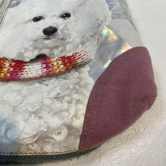 Fuzzy Nation Bichon Tote Bag - Picture 3 of 14